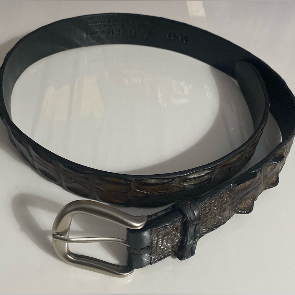 Boss Croc by Savannah Genuine Saltwater Crocodile Belt, Sz 34-87​, Vintage, NWOT